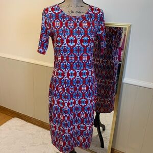 LuLaRoe Geometric Print Women’s Dress